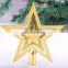 Christmas Tree Top Gold Star Christmas Tree Decoration Party Favor