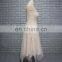 Custom Made Nude V Neck Embroidery Tulle Mother Of The Bride Dress With Jacket