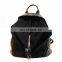 Fashion Casual Women Black Orange Backpack laptop bags