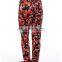 Latest Fashion Botanical Print Women Trousers Design