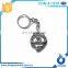 Cool Different Countries Metal Decoration Mustache Key Holder Keychain