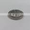 Custom Souvenir Zinc Alloy Coin in Die Cast Process, shiny Silver Plating