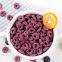 Production line of purple potato cereal circle for breakfast