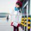 Yarncrafts Hand Knitting 100% Nylon Texturized crochet Feather Yarn Scarf Hat Dress Yarn for kids