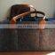 high quality baby nursery storage bin felt diaper caddy organizer with leather handles