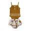 2020 Summer Children's Suit Summer Clothes Ins Female Treasure Sling Baby One-piece Suit Bag Fart Fashion Skirt Children's Wear