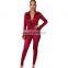 Fall Women Clothing Rompers Bodysuit Top and Trouser 2 Piece Sexy Club Outfits Two Piece Set