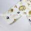 Faus mink hooded toddler bathrobe white sherpa plush robe kids baby animal bathrobe 0-18M
