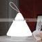 For home decoration plastic white table light Pyramid shaped Moveable desk lamp