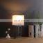 Good choose square shape cheap iron table bedside lamp classic for hotel home