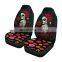 Red Skull Female Car Seat Cover Front Rear Seat Covers Protector Interior Universal Cushion for Toyota VW BMW Ford Mazda Hyundai