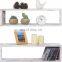 Wall Mounted Whitewashed Wood Cubby Floating Display Storage wooden Shelf