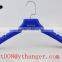 Clothes Hanger Printed Logo Color Velvet Hangers Plastic Clothes Hangers