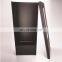 luxury custom logo square black foldable flower hard paper box with ribbon big packaging gifts boxes for bouquets