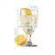 Creative Custom Print Thick Stem Private Label Elegant Design Beach Crystal Wine Glass