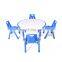 JQ Kindergarten Children School Classroom Furniture Furniture Kids Adjustable Study Plastic Fireproof Table and Chair for sale