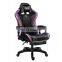 high back cheap office pink pu leather computer silla gamer RGB led light massage racing gaming chair with lights and speakers