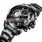 BIDEN 0083 Men's Quartz Fashion Auto Date Multifunction Chronograph Stainless Steel Watches