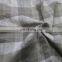 High quality linen color pure linen check fabric women's shirt Fabric women's dress Fabric