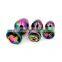 3 Pcs Rose gold Small Medium Large size set Crystal round shape rainbow Metal anal beads butt plug Jewelry insert sex toy%