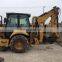 USA original Caterpillar 420E retro loader  , cheap used 420E backhoe loader in Shanghai China