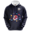 2022 Customized Sublimation Dark Blue Hoodie With Planet Pattern