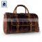 Buff Antique Fittings Made Superior Quality Fashion Leather Men Duffel Bag for Global Purchasers