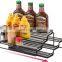 3 Tier Expandable Pantry Display Shelf With Protection Railing Spice Rack Cabinet Organizer