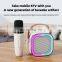 Family KTV Bluetooth Dual Speaker Led Flashing Light Wireless Outdoor Speaker