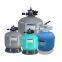 Custom Color Sand Cylinder Convenient Side Top Type Sand Filter for Private or Commercial Swimming Pools