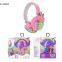 Wireless Bluetooth Kids Headphones Cat Ear Bluetooth LED Light Up Kids Wireless Headphones Over Ear With Microphone