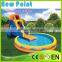 New Point Inflatable manufacturer design, inflatable pool with slide