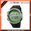 Built-in finger sensor heart rate watch with pedometer 2 in 1