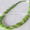 Antique alloy Hippie gemstone necklace African bone horn jewelry