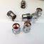 TPMS Safe Chrome Plastic Long Skirted Tire Valve Stem Hex Cap