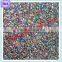 Fashion Multi color glitter net fabric ,glitter fabric for walls and shoes