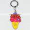 New Designs Ice Cream Promotional Gifts Zinc Alloy Keychain