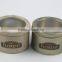 Small round window tin box for sweet package