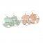 flower shape hoop earring