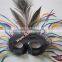 Wholesale Party Supplies Multi color Goose Feather Halloween Mask