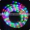 RGB Flashing 11mm 2wires horizontal 100meter color change led rope