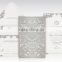 Classy & artistic gray laser cut wedding invitations with letterpress printing for wedding                        
                                                Quality Choice