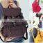 12oz canvas fashion backpacks for girls