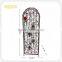 factory price 2 tiers metal wine display cabinet wine standing
