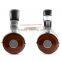 High-End Stylish Wooden Cover Ti Alloy Earphone Bluetooth Headphone with Ergonomic Design Model HSM3