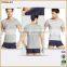 Hot sale Men's short sleeve slim fit gym t shirts softextile cotton solid color t shirts