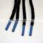 assorted color barrel wrapped silicon tip shoelace aglets custom shoelace charms