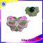 Metal lapel pins with sweet pink color