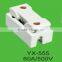 Porcelain/Ceramic Plug-in Blade Fuse Holder 60A 500V