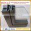 Anodized aluminum frame frosted sliding glass garage door window covers